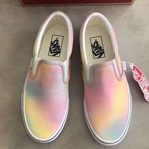 Vans Classic Slide Slip On Shoes 6.5 Tie Dye Aura